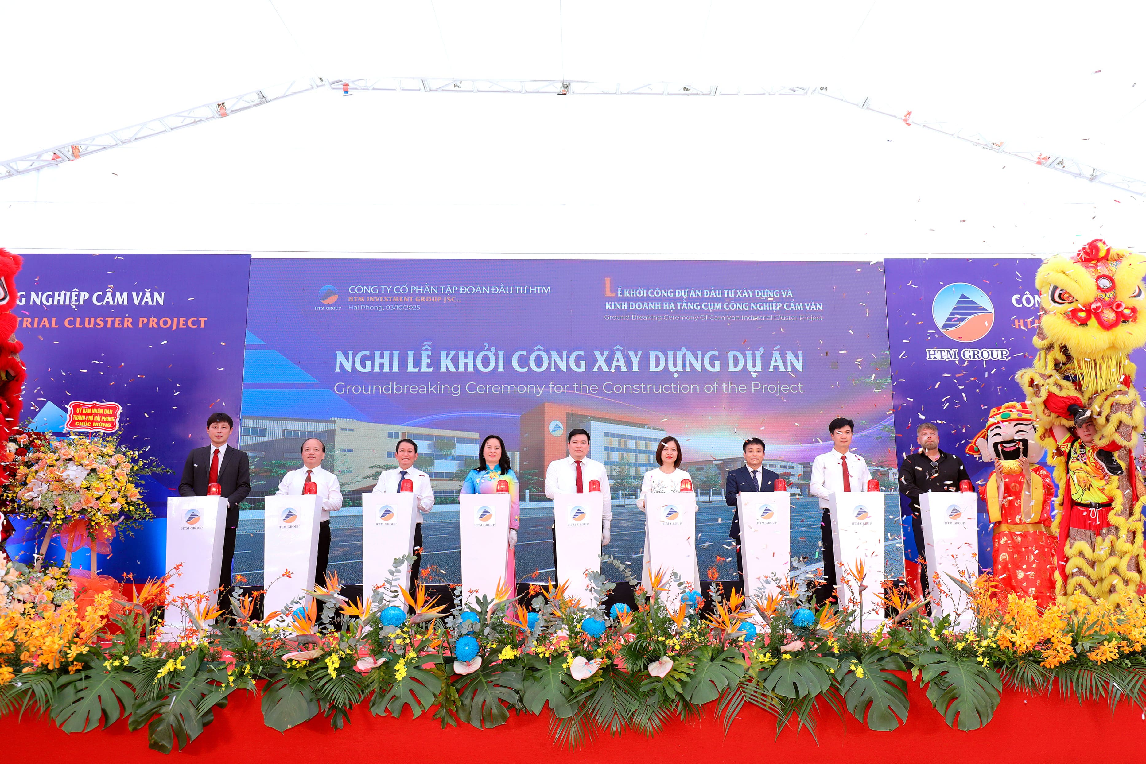 Lễ Khởi Công Cụm Công Nghiệp Cẩm Văn – Dấu Mốc Quan Trọng Trong Hành Trình Phát Triển